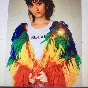 *SOLD* Dollskill Acid Trippin Shaggy Sweater
